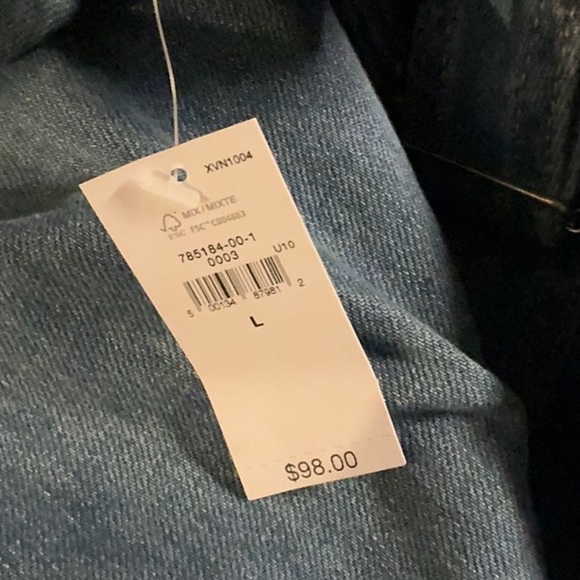 GAP Denim Loose Overalls NWT Large - Picture 5 of 7